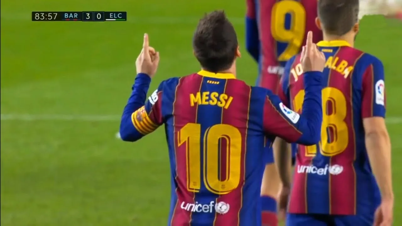 Lionel Messi vs Elche (Home) 2020/21 HD 1080i