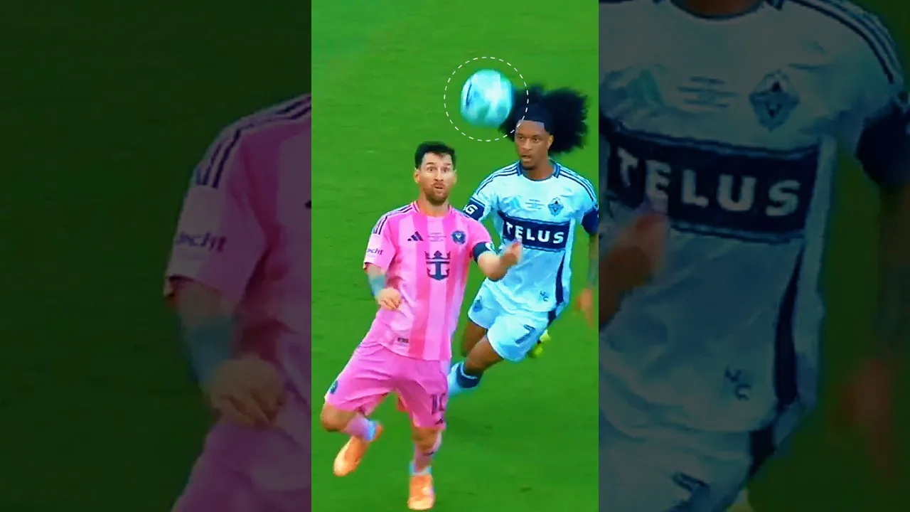 « Poitrine+Cerveau » = Magie ! #shorts #messi #leomessi #ytshorts #football #mls