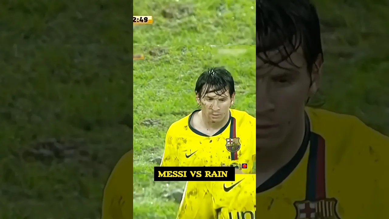 Messi vs Rainy Day #football #messi #LeoMessi #goat #soccer #futbol #goals
