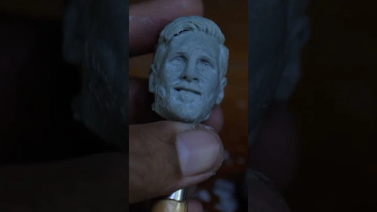 ⚽ I Sculpted Lionel Messi’s Head From Clay! 🐐#messi #goat #argentina #worldcup #worldcup2026 #leo