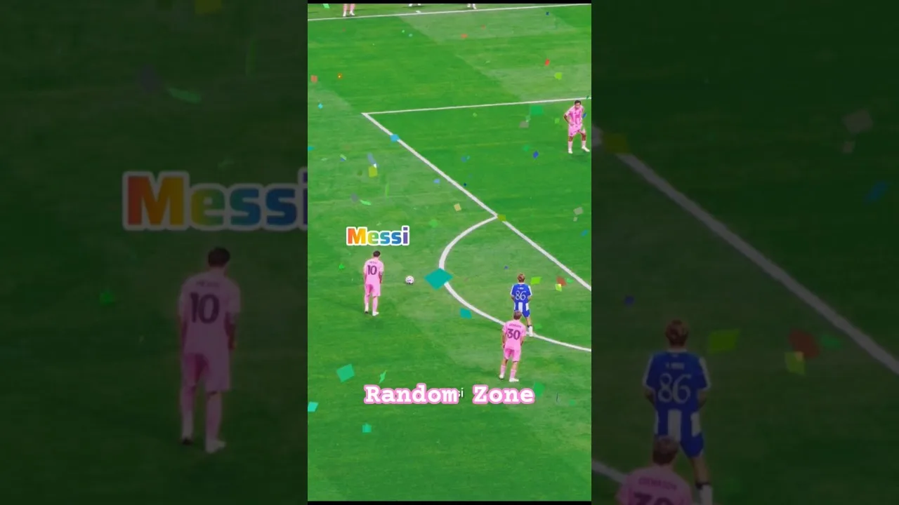 🔥 Coup de pied de but de Messi-r Dekhle Obak Hoben ! | Shorts de football | Leo Messi #youtubeshorts #messi #foryou