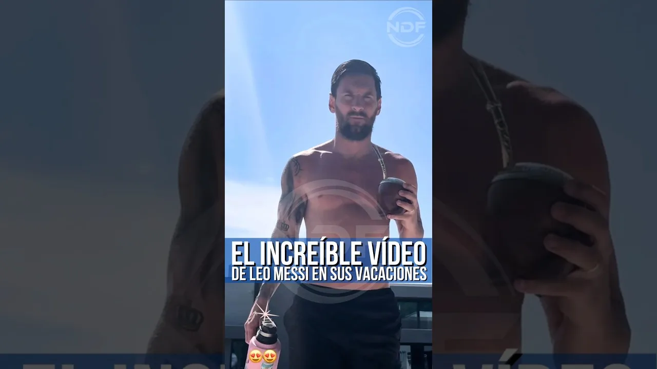 Anto Roccuzzo a surpris tout le monde avec une vidéo de Leo Messi en vacances 😍