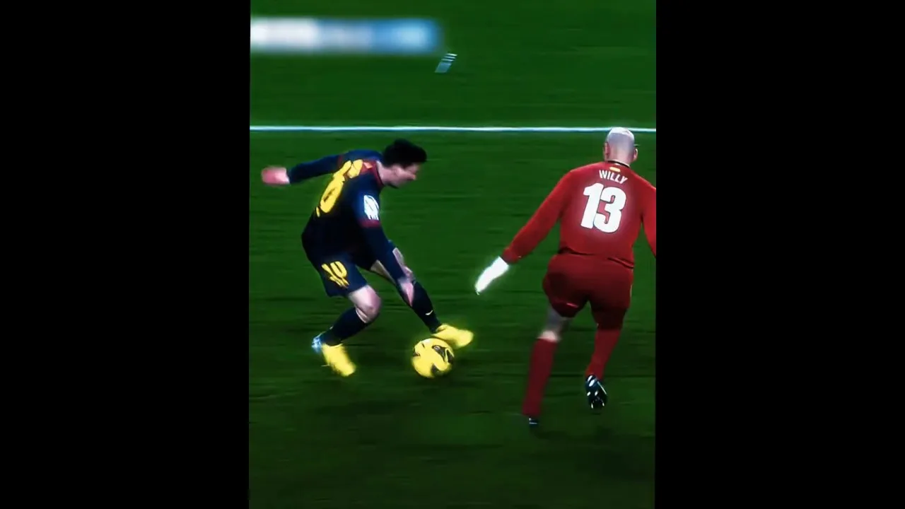 Leo Messi vs Caballero #football #messi #shorts